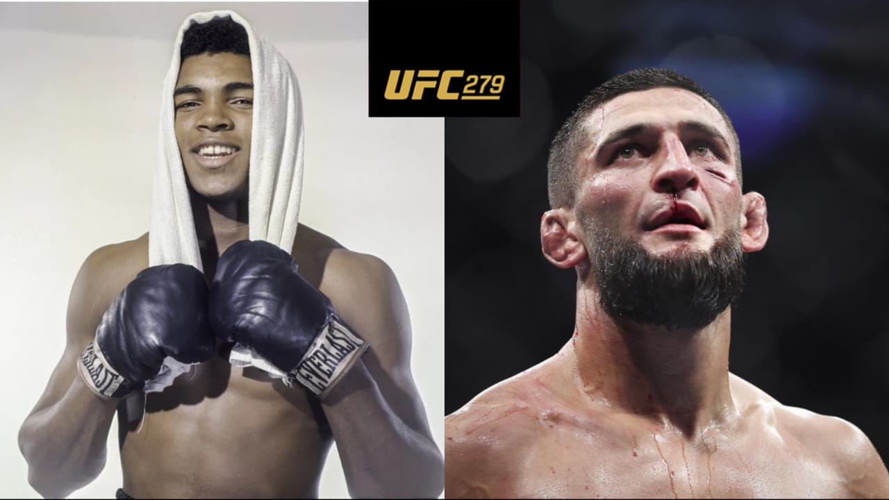 “I’m Muhammad Ali” Khamzat Chimaev’s powerful statement at UFC 279 Octagon Interview will leave you with chills