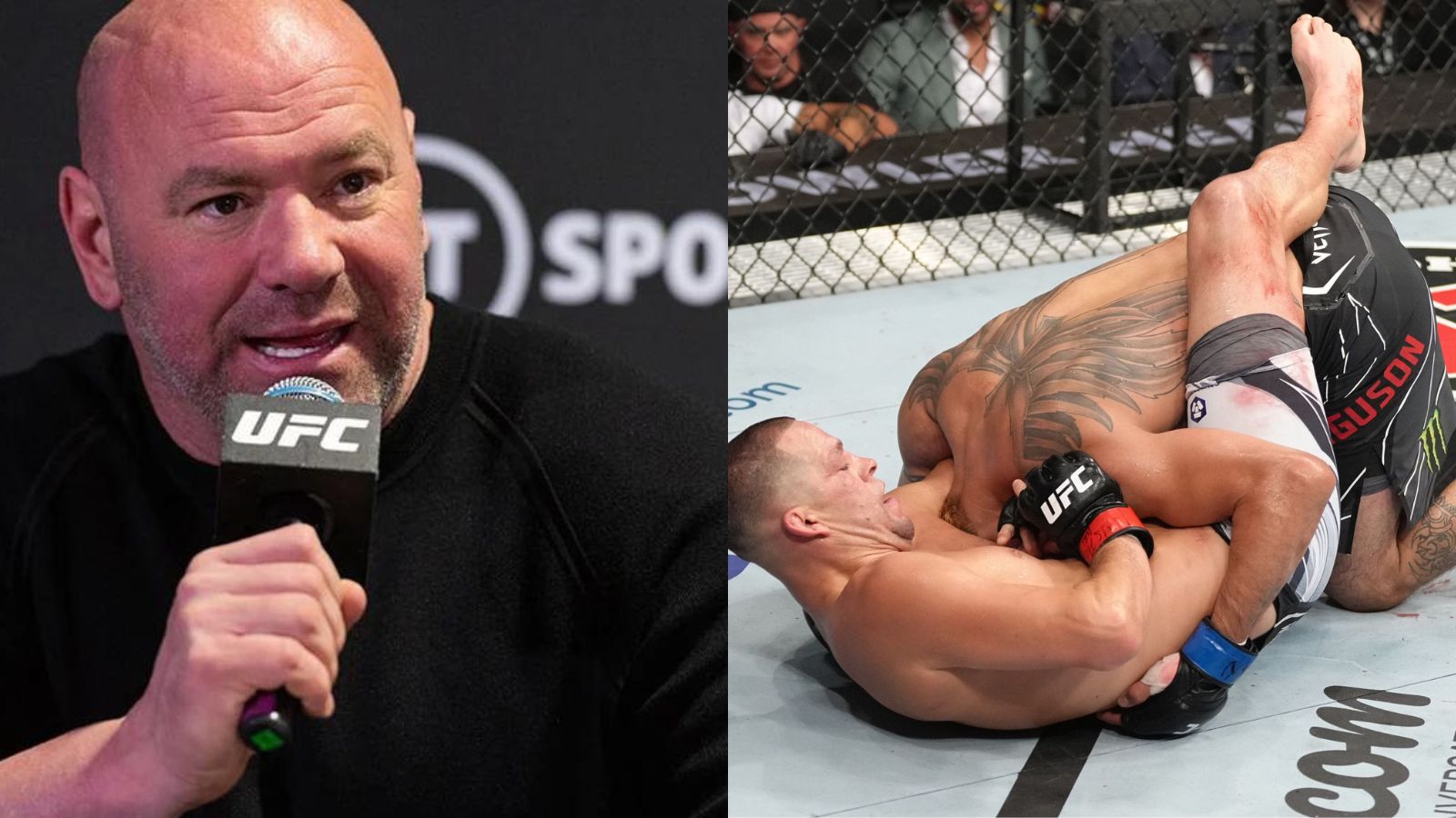 “His corner advised THAT takedown,” Dana White reveals the moments leading to Nate Diaz’s win over Tony Ferguson at UFC 279