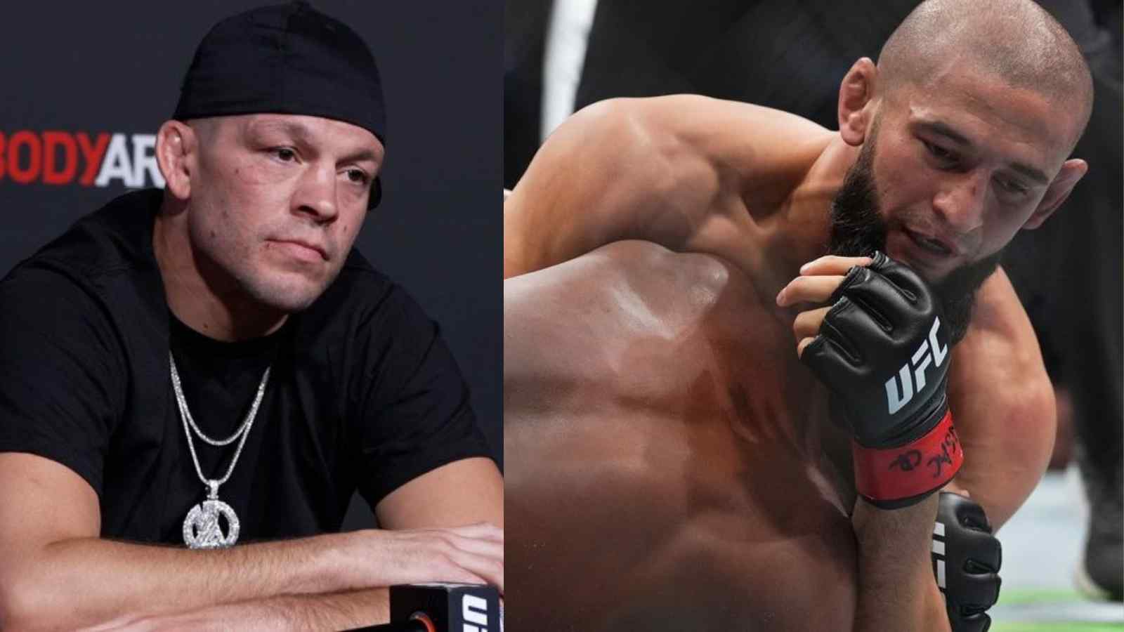 “Lame, boring, p*ssy”- Nate Diaz is unfazed by ‘ROOKIE’ Khamzat Chimaev’s performance at UFC 279