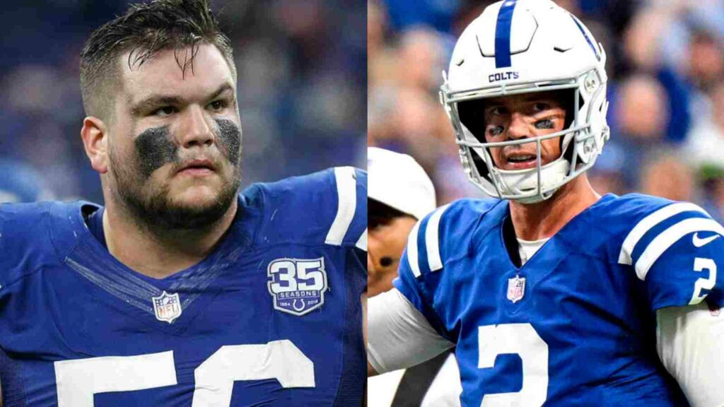 Quenton Nelson and Matt Ryan