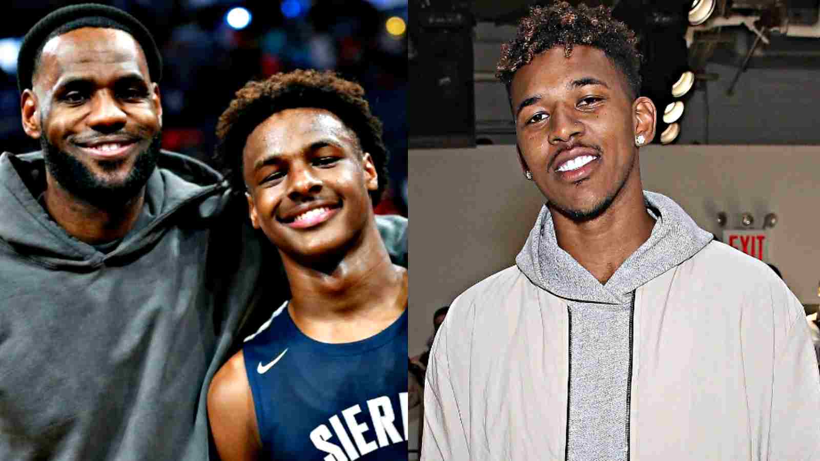 “As long as LeBron James is there he’s got a future” Nick Young blatantly suggests Bronny James to be a potential Laker only because of his father