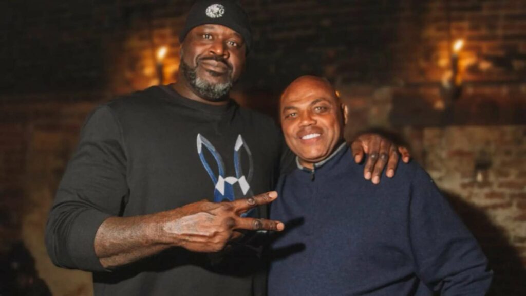 Shaquille O'Neal and Charles Barkley