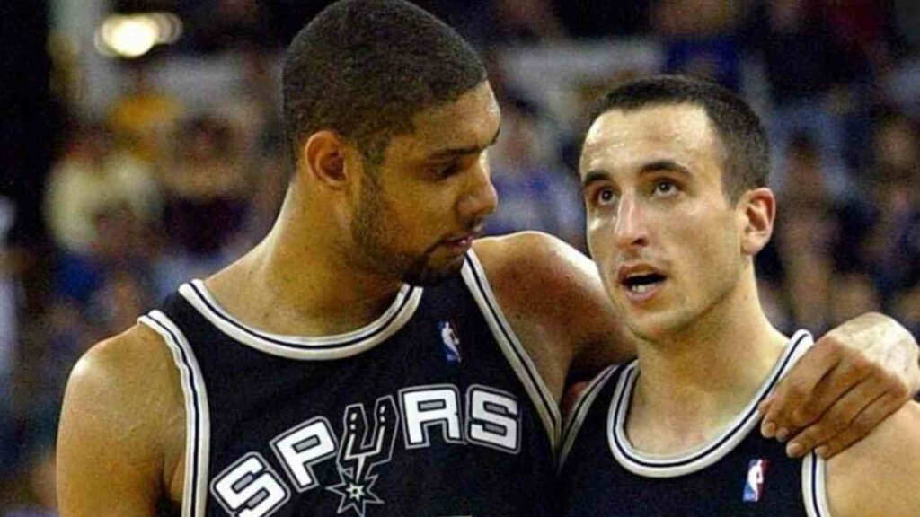 Tim Duncan and Manu Ginobili