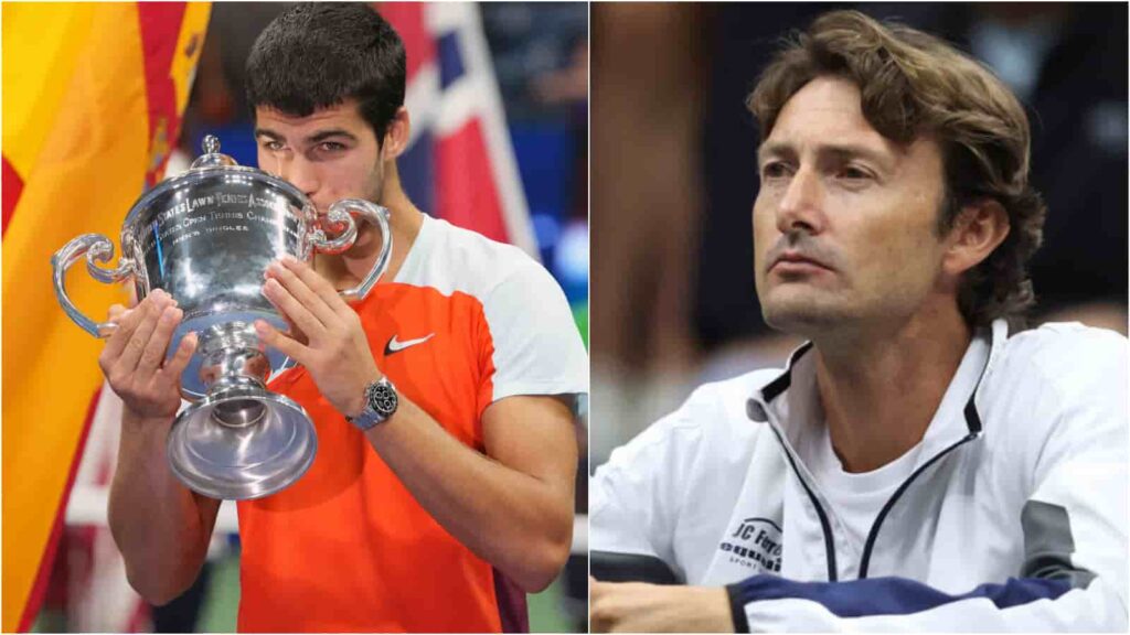 Carlos Alcaraz and Juan Carlos Ferrero