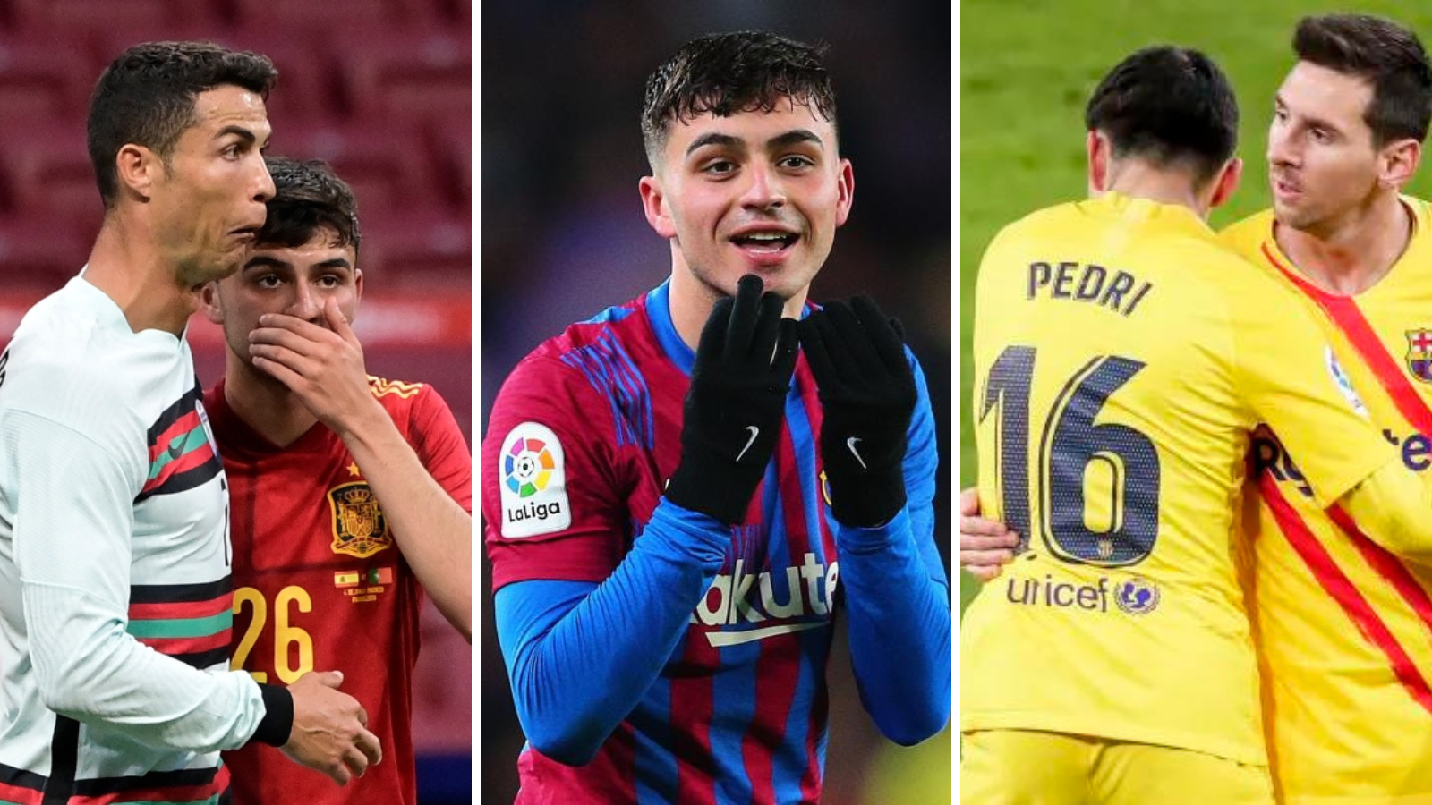 Lionel Messi or Cristiano Ronaldo?: Barcelona’s wonderkid Pedri picks between the GOATS