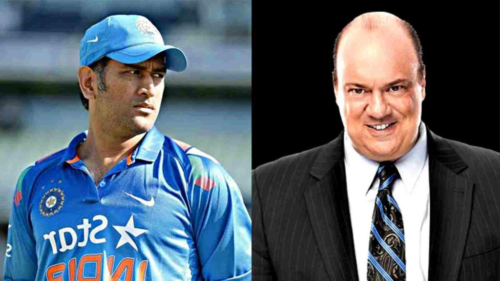 MS Dhoni and Paul Heyman