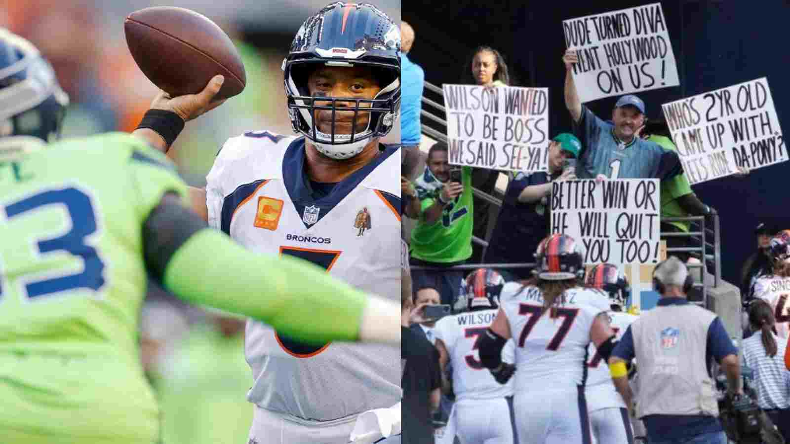 “F**k you,” Russell Wilson’s return to Seattle marred by vehement BOOS as 12s make displeasure heard on Broncos QB