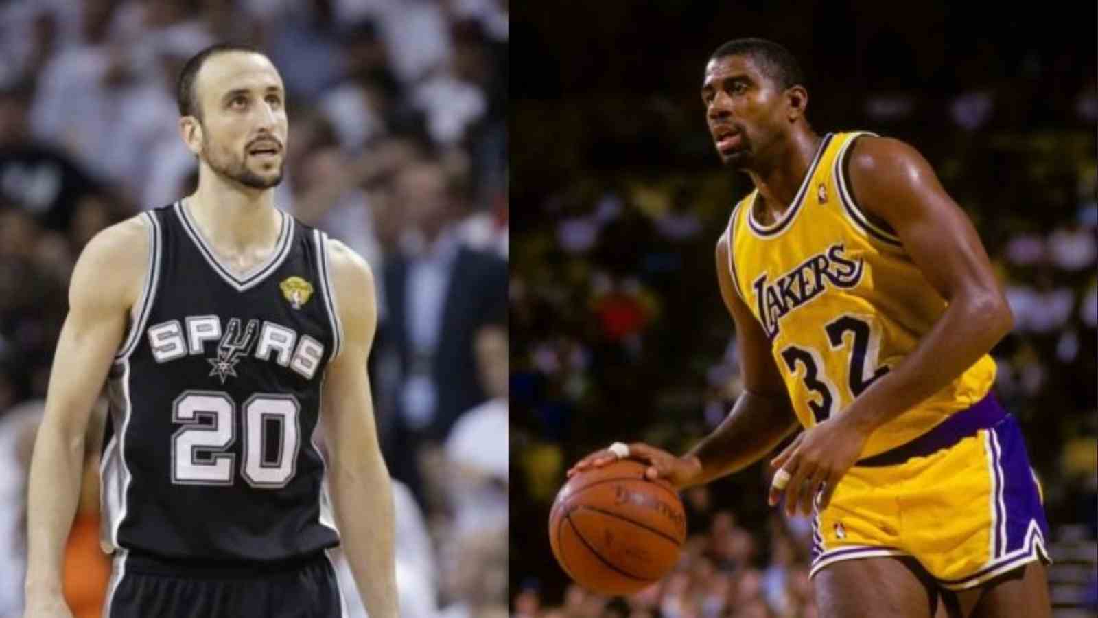 “He is unstoppable” Lakers legend Magic Johnson issues heartfelt tribute to Manu Ginobili amid HOF induction