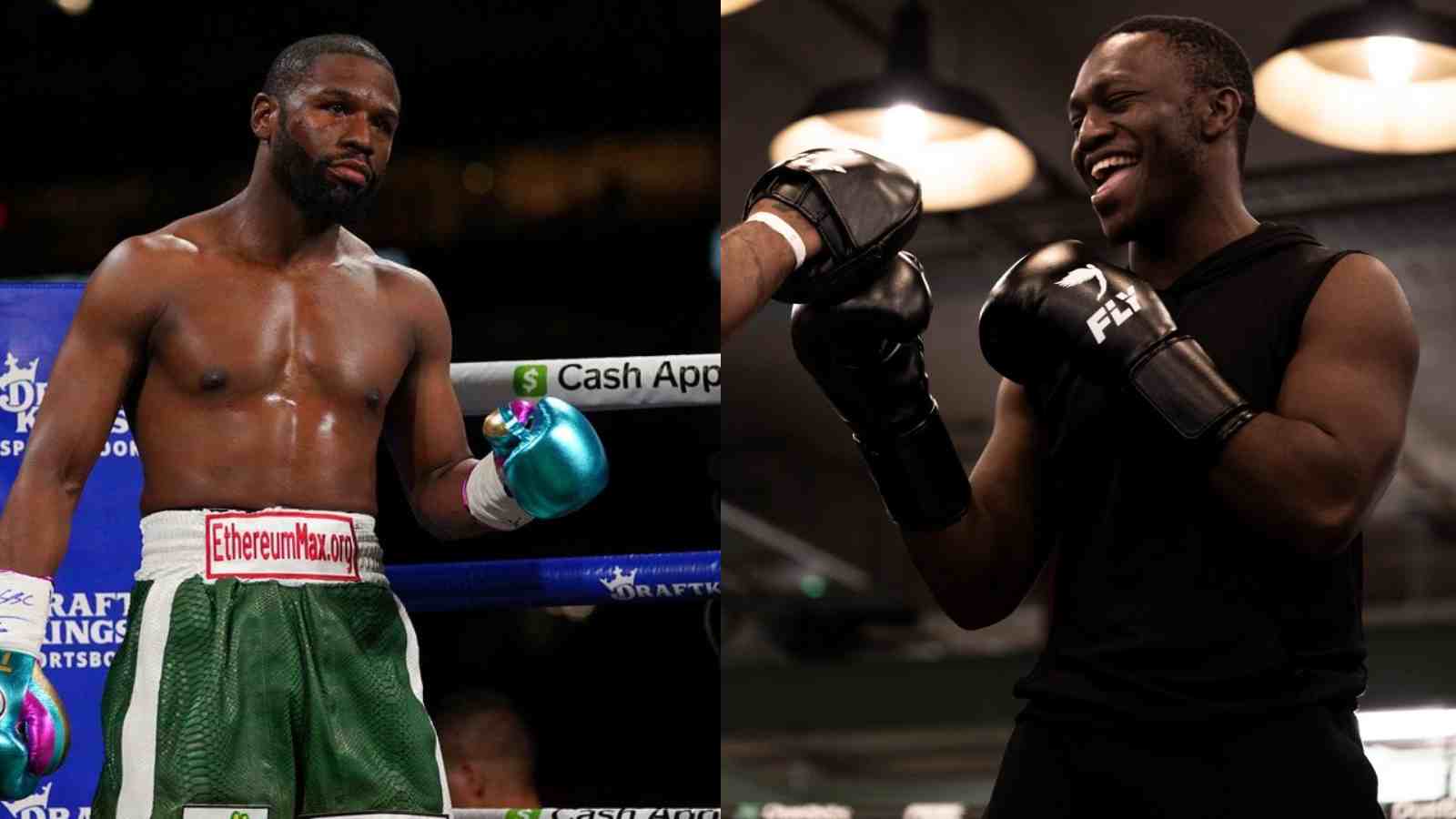 The weird mismatch between Floyd Mayweather and Deji Olatunji has fans reacting in the most absurd ways