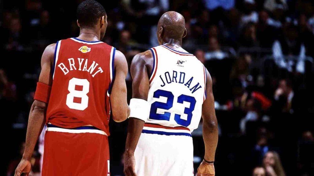 Kobe Bryant and Michael Jordan