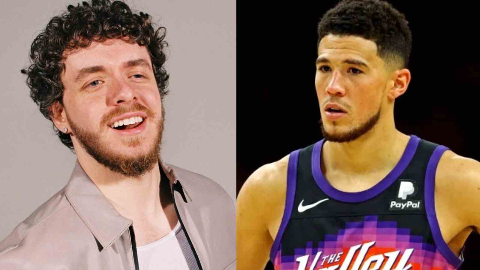 “Shinning off the court as well” Devin Booker impresses thousands after making surprise entrance in Jack Harlow’s concert