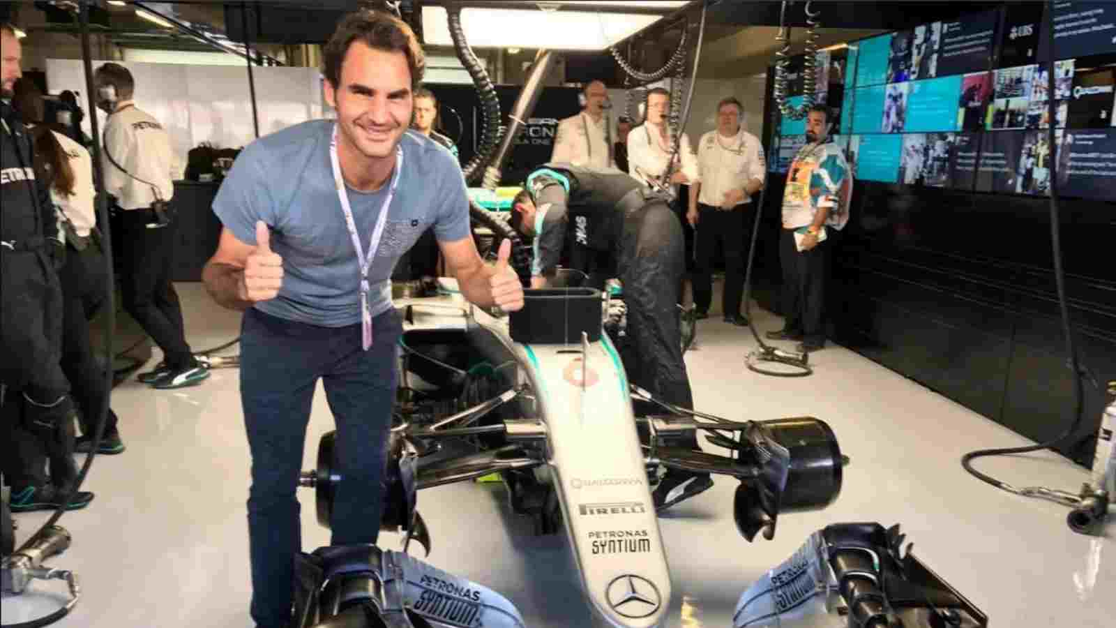 When an “excited” Roger Federer reminisced about witnessing the intense 2016 F1 finale between Lewis Hamilton and Nico Rosberg