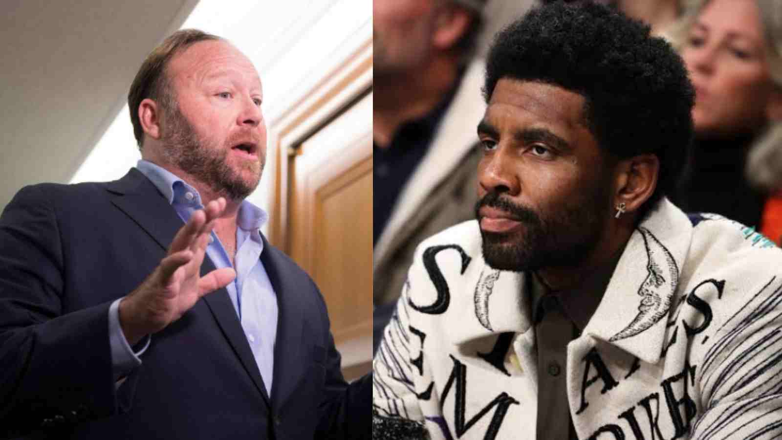 “Sold his soul to Illuminati,” NBA Fans react to Kyrie Irving sharing Alex Jones’ conspiracy theory on ‘New World Order’