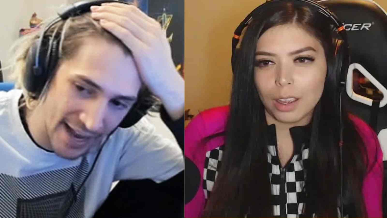 “Stop victimising yourself!”: xQc and Adept’s breakup turns messy after the couple call each other on-stream