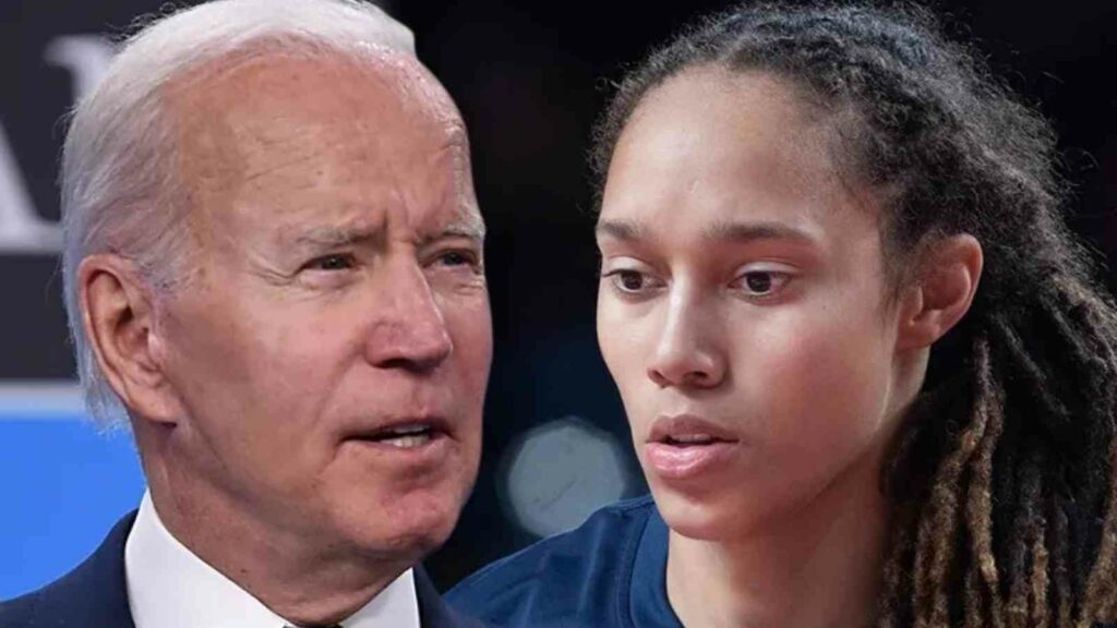 Brittney Griner and Joe Biden