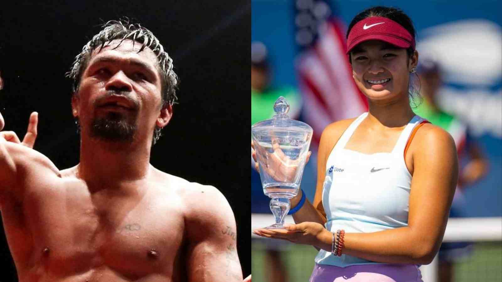 “I wanted to be someone like that,” US Open juniors champion Alex Eala credits Filipino boxer Manny Pacquiao for her miraculous win