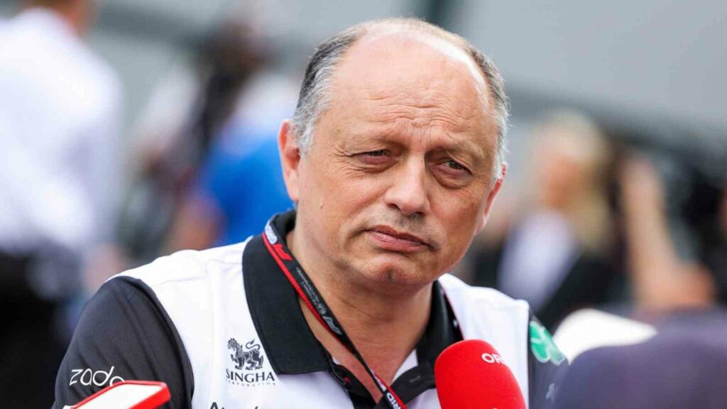 Alfa Romeo team principal Frederic Vasseur