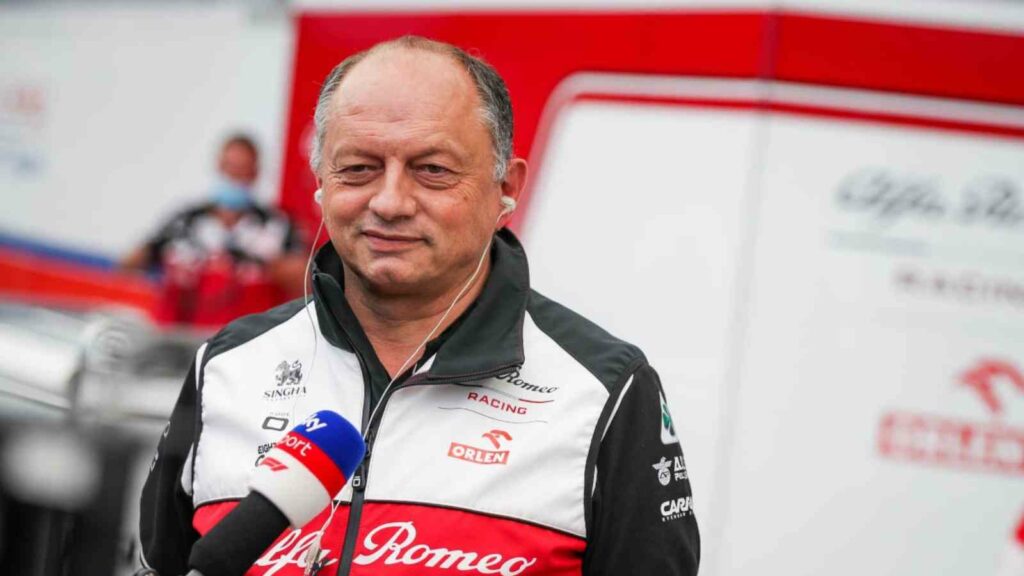 Alfa Romeo team principal Frederic Vasseur