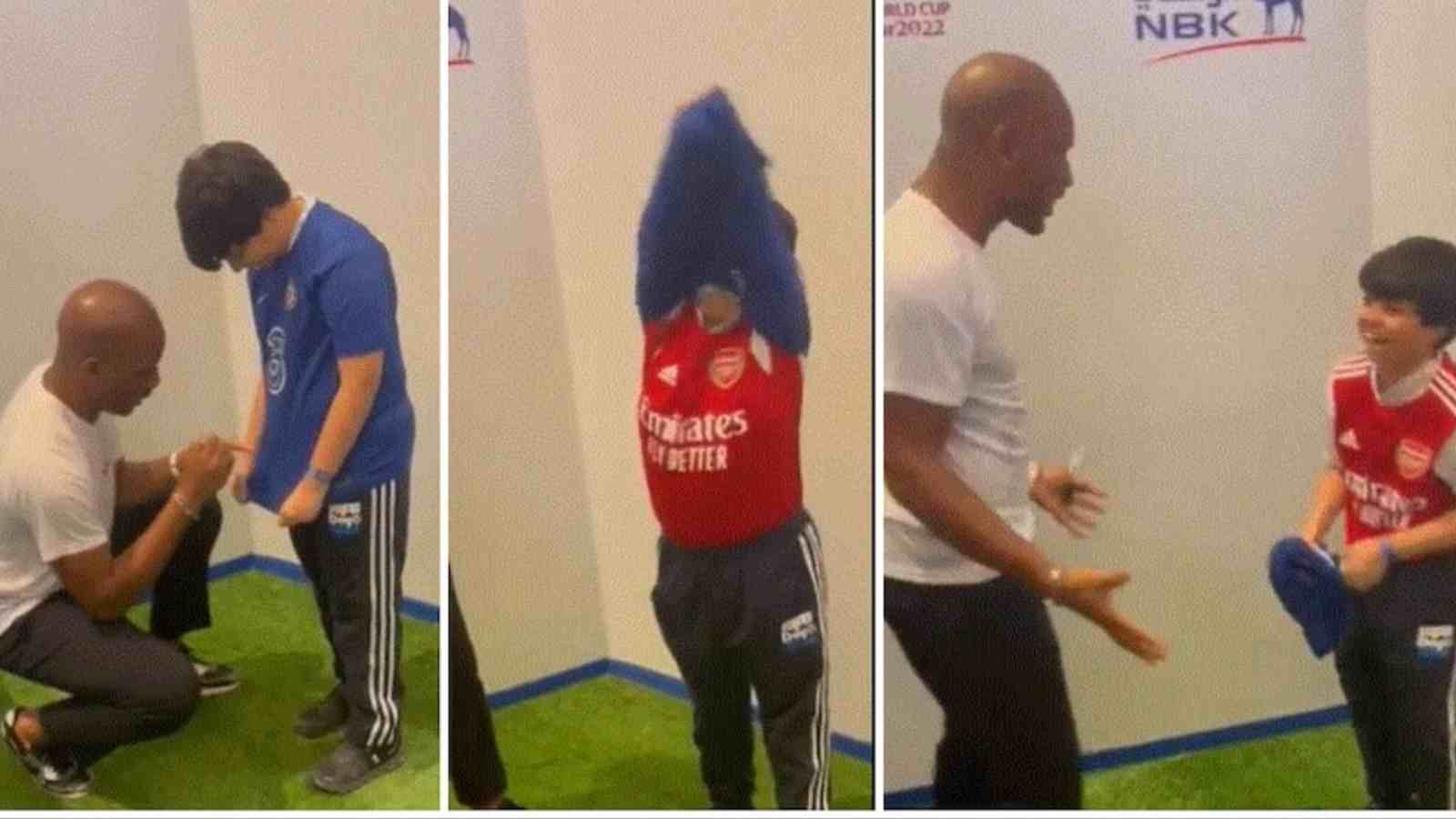 WATCH: Young fan pranks Chelsea legend after getting his T-shirt signed by him