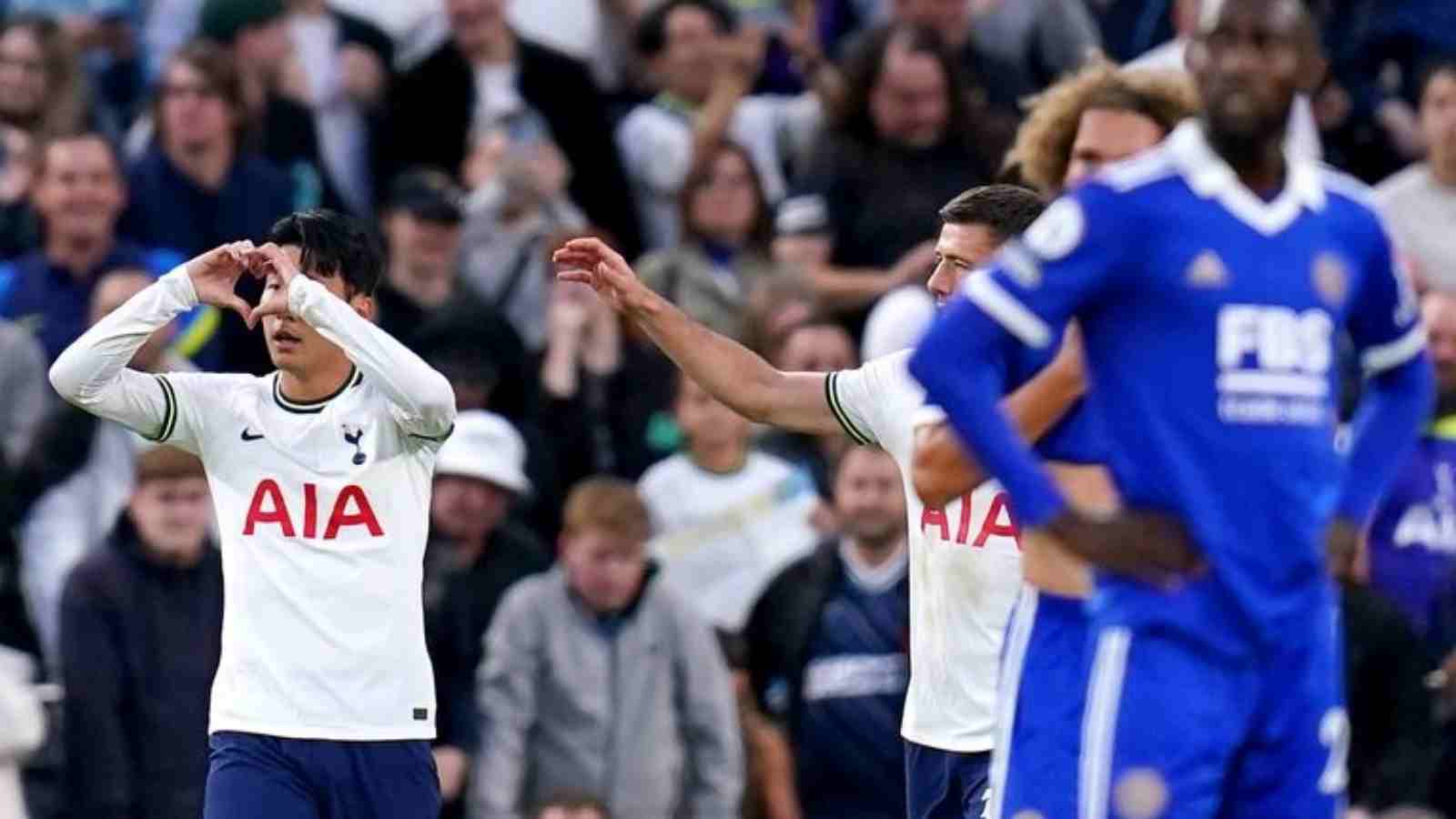 “The Korean king; The prodigal Son”-Twitter reacts as Heung Min Son delivers a 13-minute hattrick coming from the bench against Leicester City