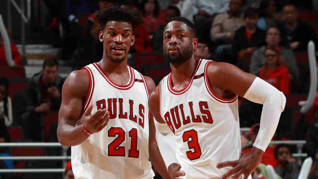 Jimmy Butler and Dwyane Wade