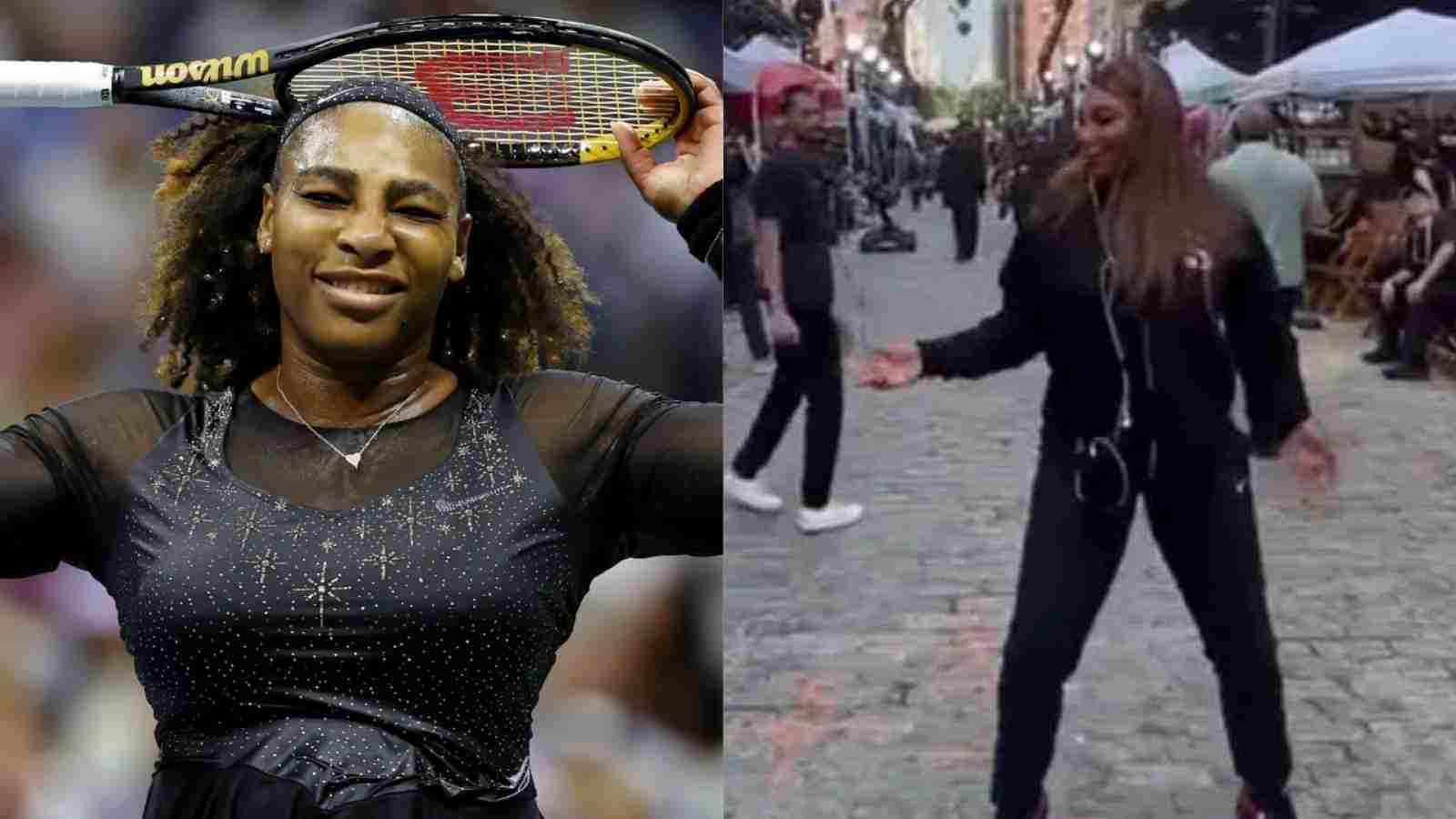 Watch: Serena Williams dance-off to ‘Industry Baby’ behind scenes at the Vogue World in New York