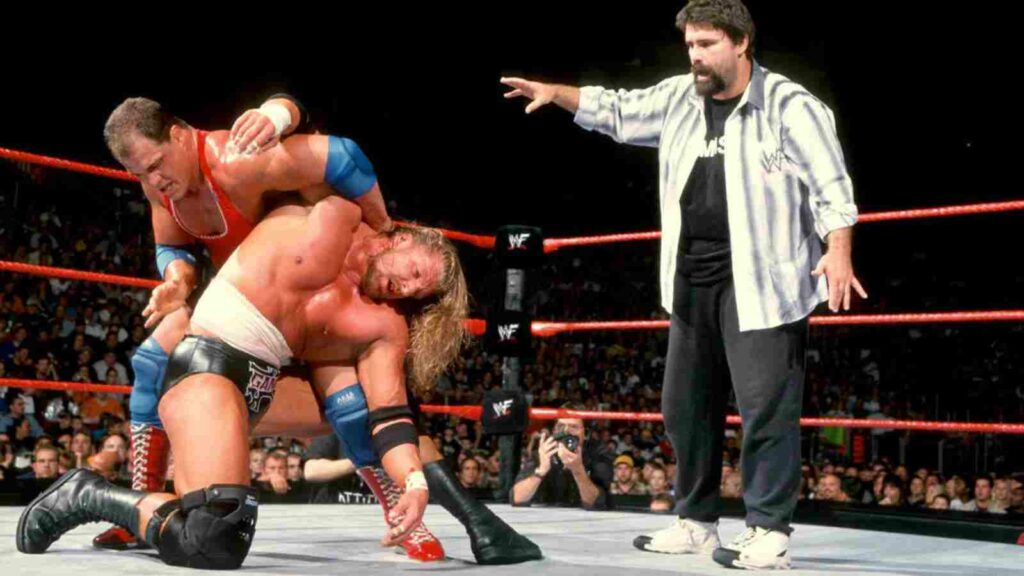 Kurt Angle vs Triple H at Unforgiven 2000