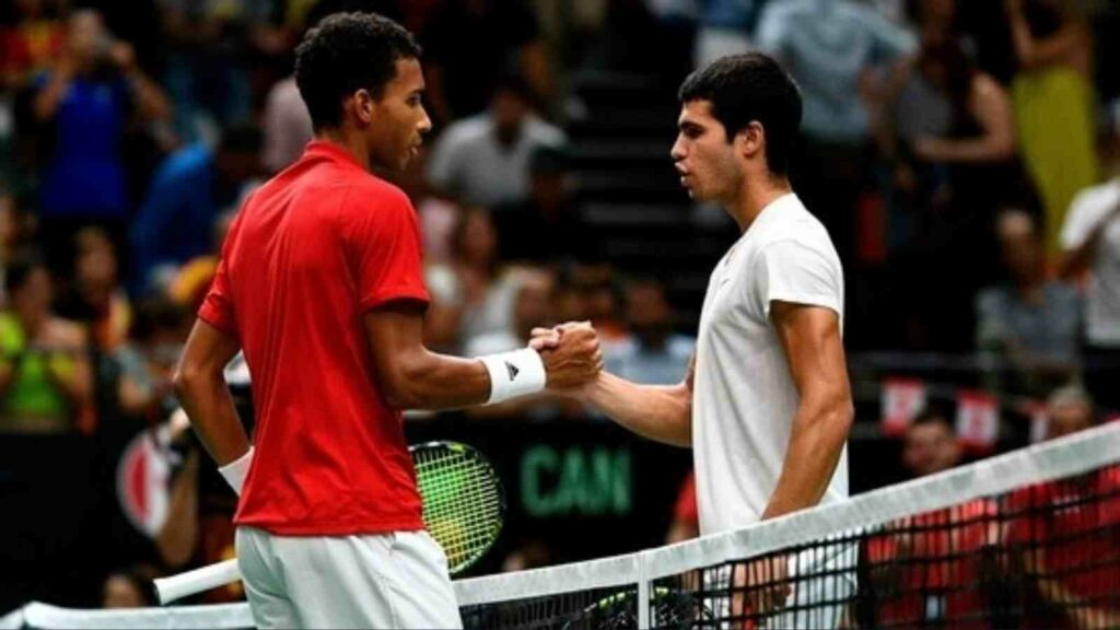 Felix Auger-Aliassime and Carlos Alcaraz