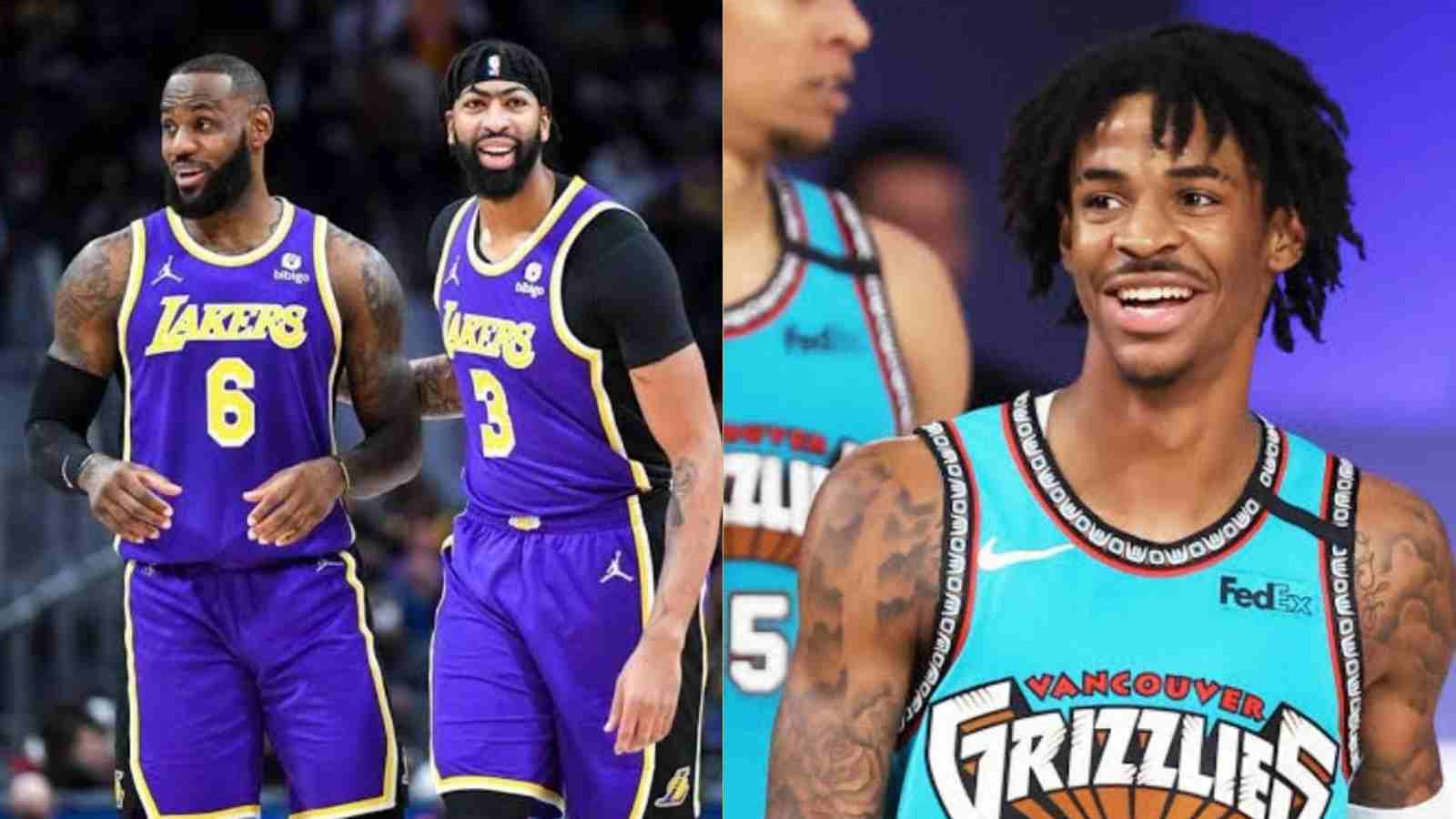 “Was a star struck moment” Ja Morant makes candid confession on playing against LeBron James, Anthony Davis for the first time