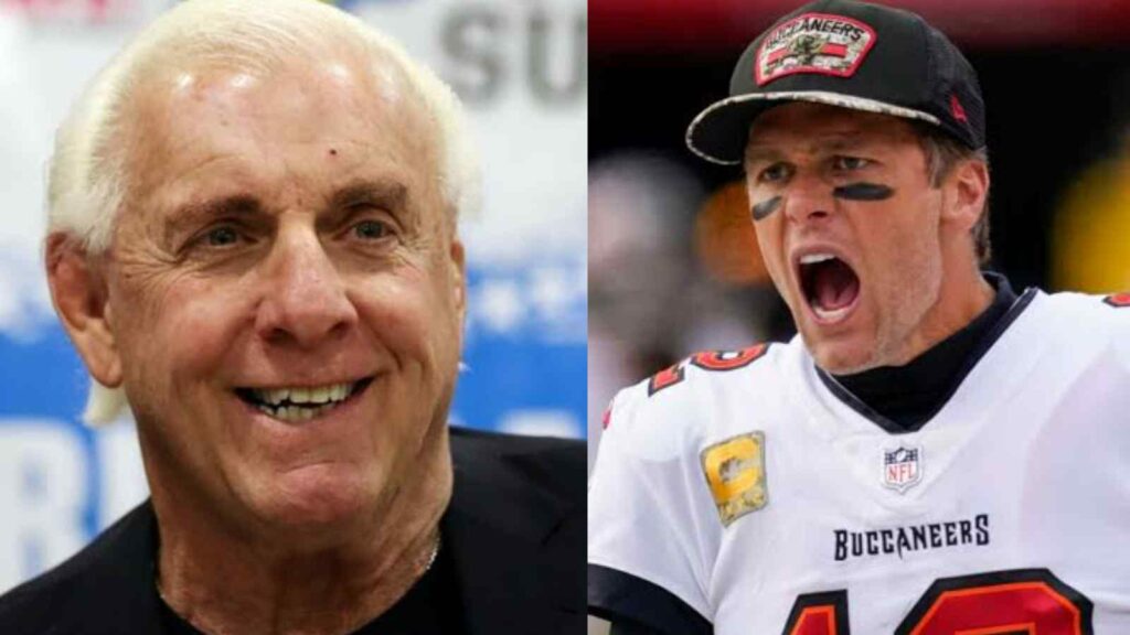 Ric Flair and Tom Brady 