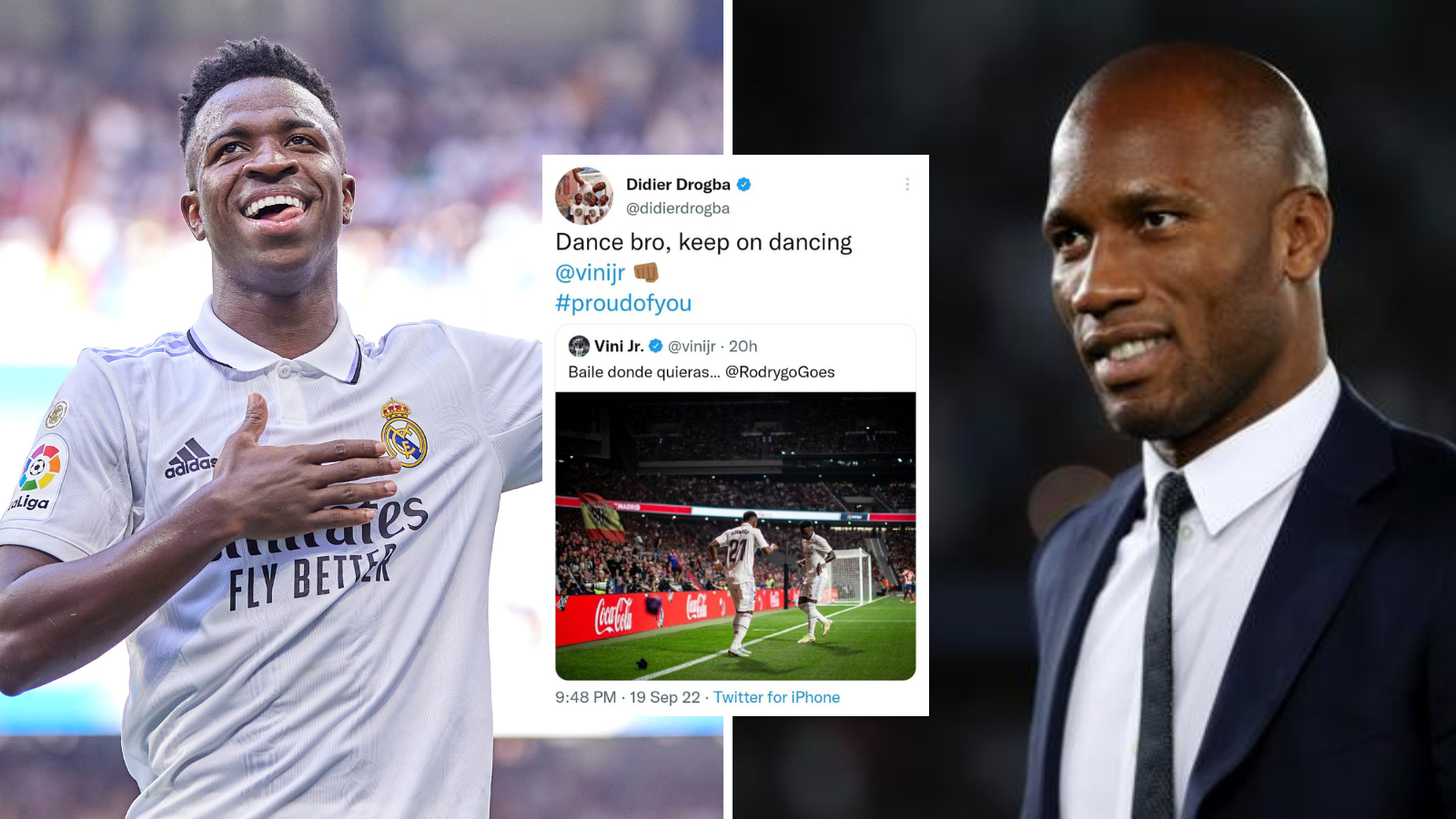 “Dance bro, keep on dancing”- Chelsea legend lauds Vinicius Jr after his dancing video at Atletico Madrid’s home stadium