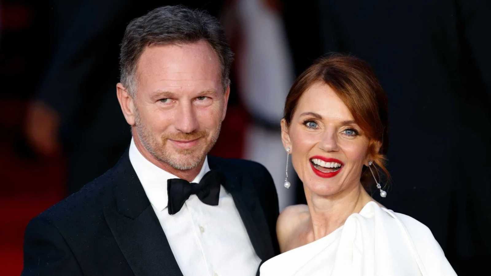 Christian Horner and Geri Halliwell