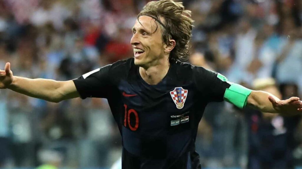 Real Madrid star Luka Modric for Croatia National Team