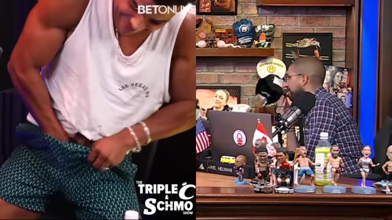 Did Ariel Helwani unknowingly sniff Paulo Costa’s infamous “crotch cap”?