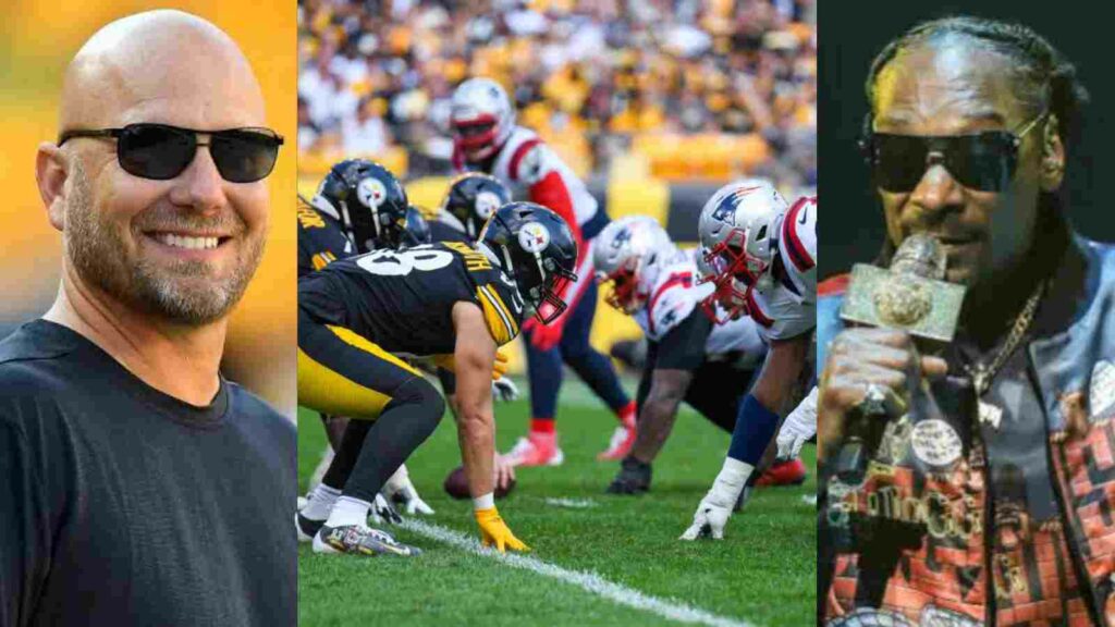 Matt Canada, Steelers in action against Patriots-IMAGO/ Zuma Wire, Snoop Dogg 