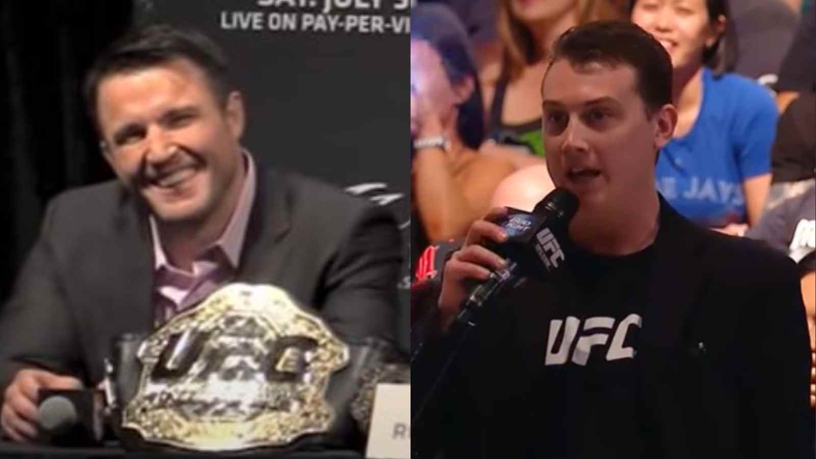 WATCH: Chael Sonnen is STUNNED as superfan steals the show at UFC 175 press conference