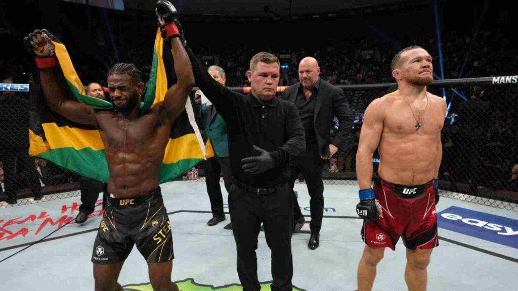 Petr Yan (R) is coming off of a loss to Aljamain Sterling (L)