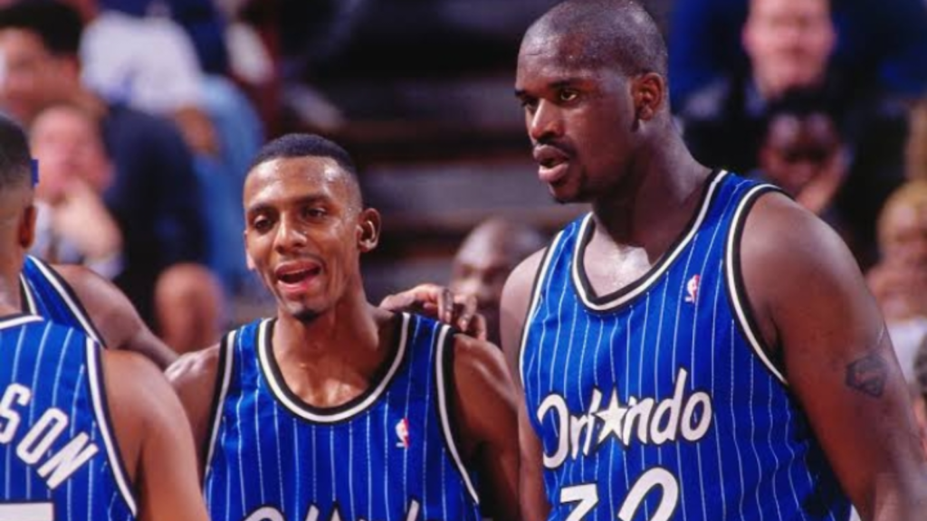 Penny Hardaway and Shaquille O'Neal