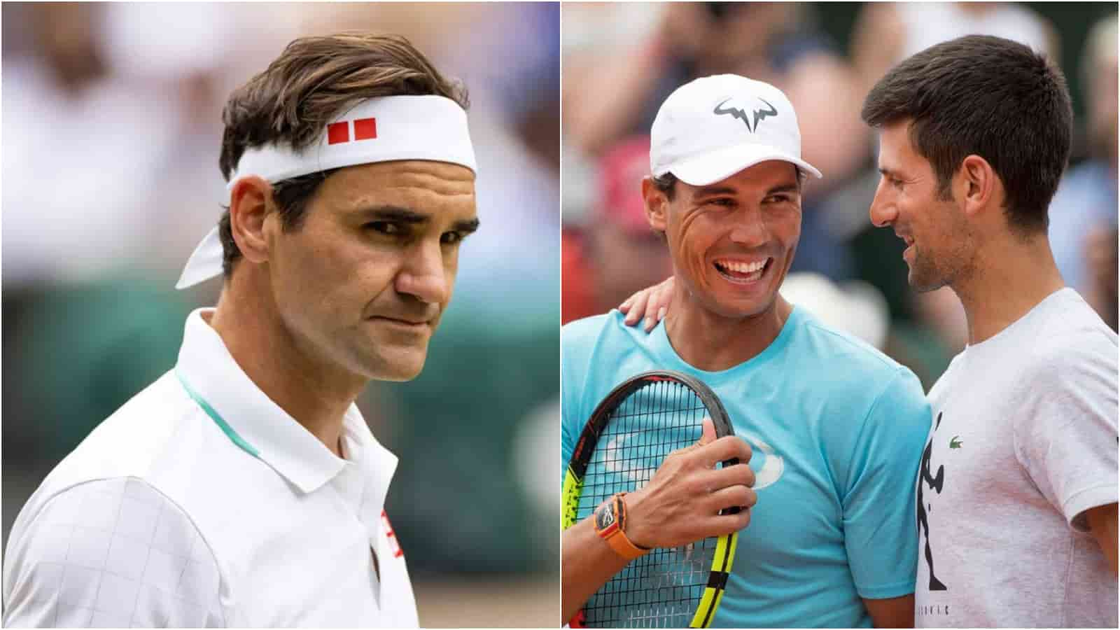 Roger Federer expresses his feelings about Rafael Nadal and Novak Djokovic overtaking him in the Grand Slam titles race