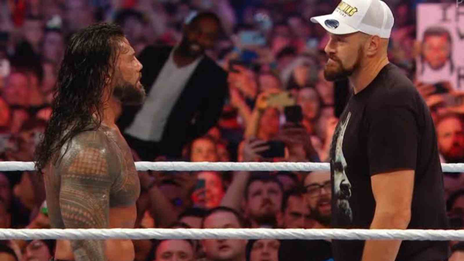 “He was lost in the match” Roman Reigns speaks on Tyson Fury’s intervention during Clash At The Castle