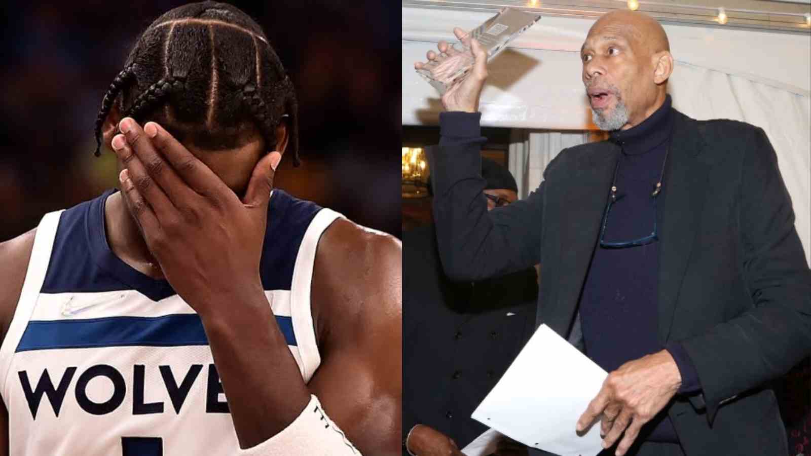 “Anthony Edward’s words will damage sports” Kareem Abdul Jabbar cannot withstand Timberwolves star’s homophobic stance