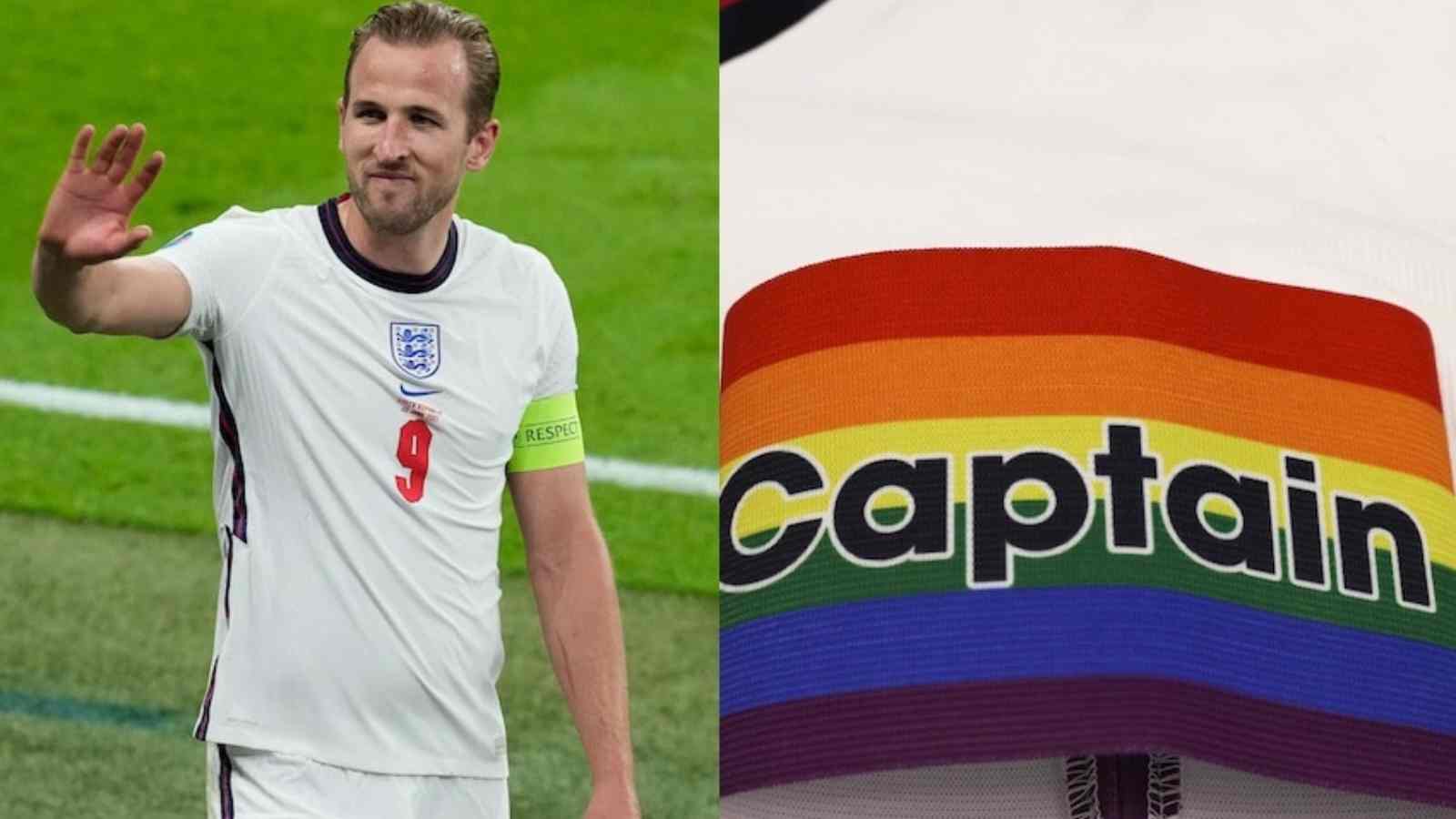 Harry Kane to wear a rainbow One Love armband to support the LGBTQIA+ community at the 2022 FIFA World Cup