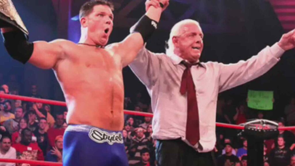 Ric Flair and AJ Styles