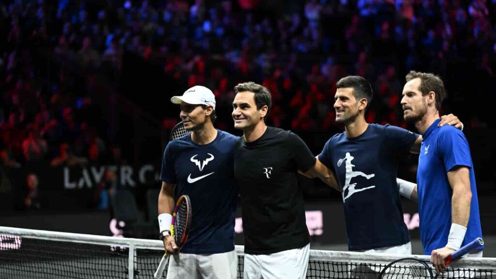 Rafael Nadal, Roger Federer, Novak Djokovic, Andy Murray