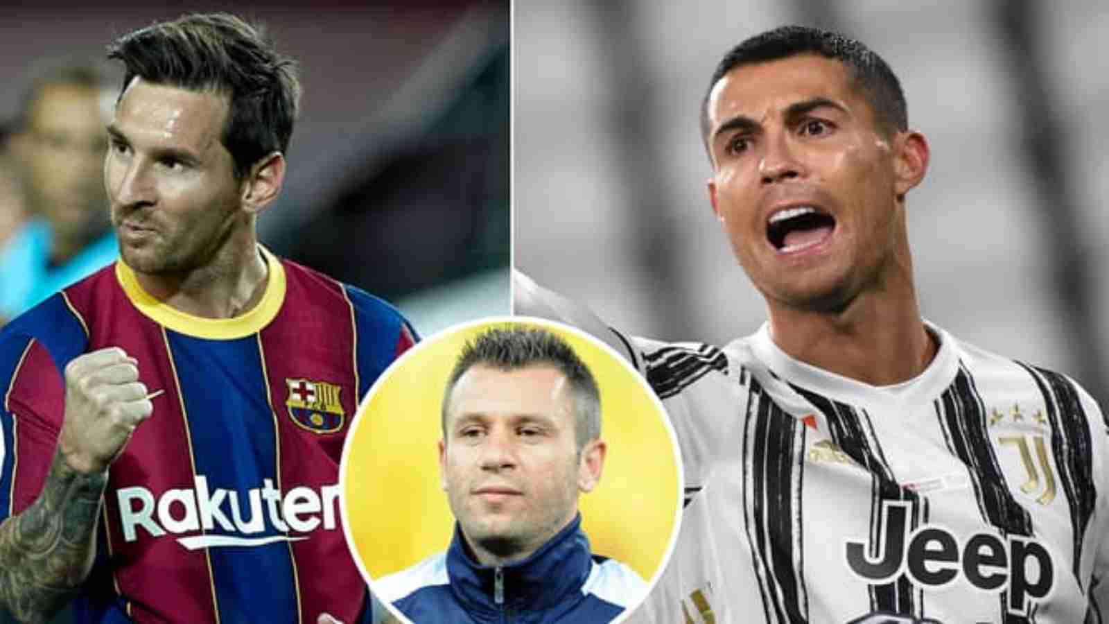 Former Italian player reveals what Cristiano Ronaldo ‘messaged’ him when he stated that Lionel Messi was better than him