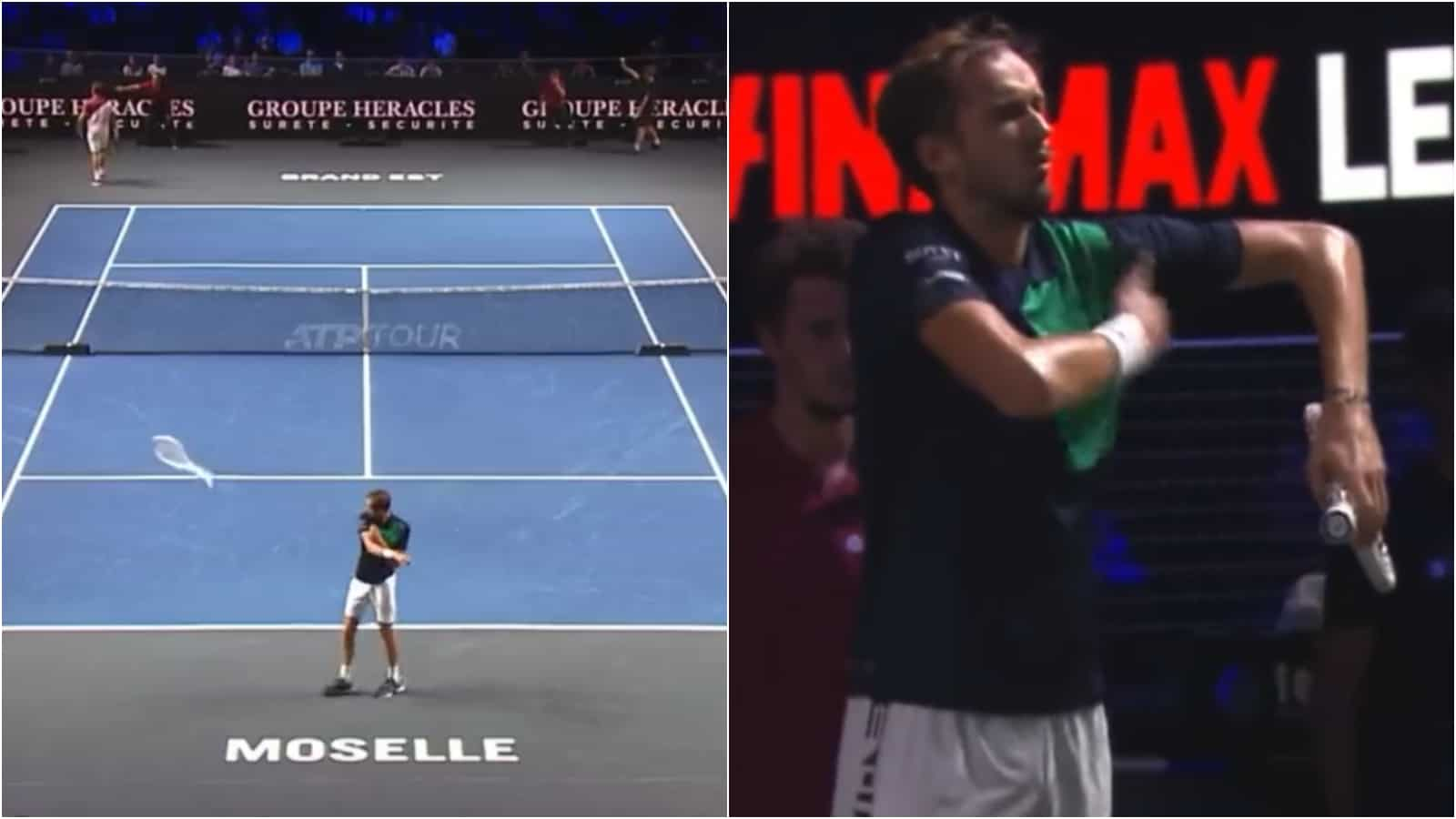 WATCH: Daniil Medvedev mocks the French crowd by calling them ‘Monkeys’ after they boo him for throwing his racket