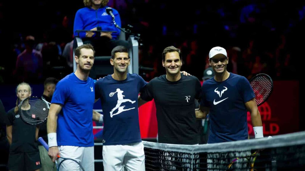 Andy Murray, Novak Djokovic, Roger Federer, Rafael Nadal - IMAGO/Shutterstock/ Mark Greenwood