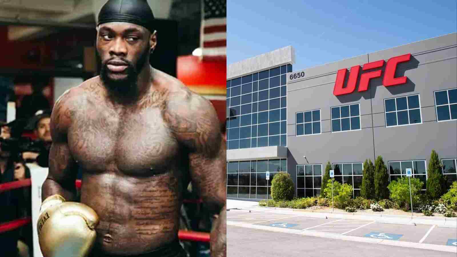 “Beautiful venue” Deontay Wilder left FASCINATED by the facilities at hand at the UFC Apex