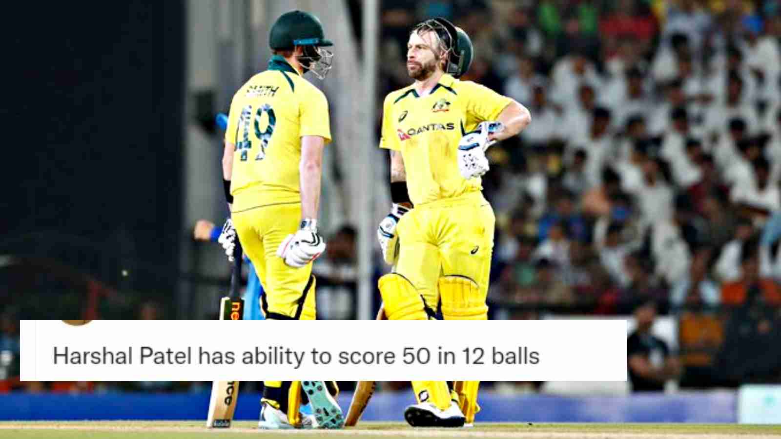 “Harshal is worse than Avesh”- Twitter slams Harshal Patel’s over as Australia score 90/5 in 8 overs vs India in rain-interrupted 2nd T20I