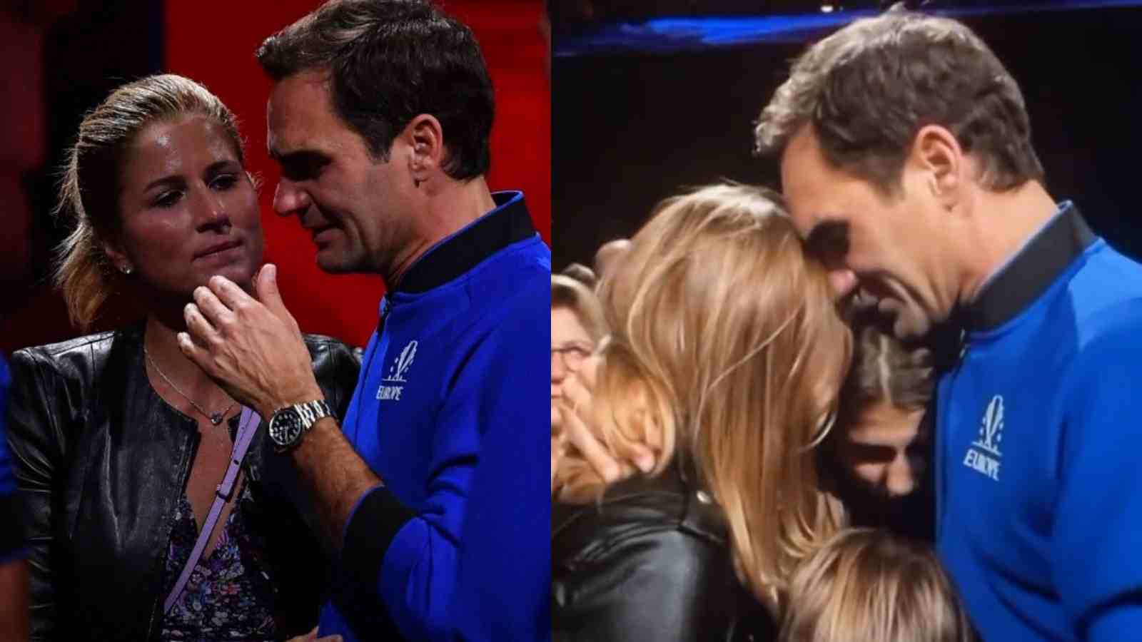 WATCH: “I’m so happy, I’m not sad, ok?” Roger Federer’s emotional confrontation with his kids and wife leaves fans in tears